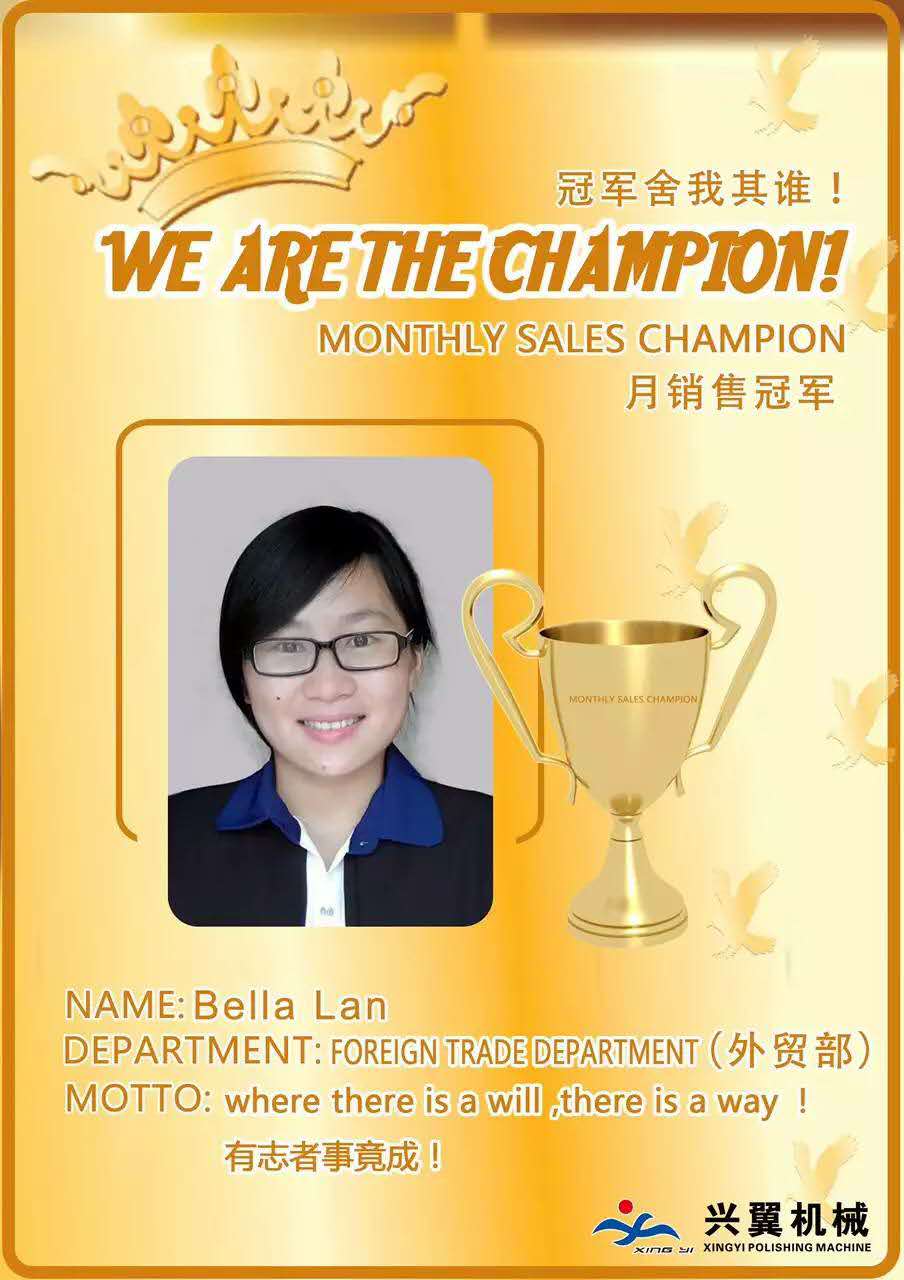 Xingyi August Sales Champion