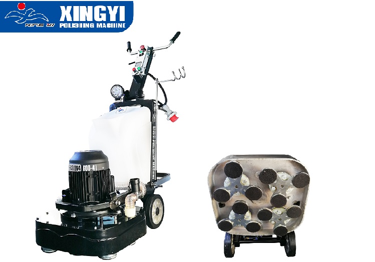 地坪研磨機XY 600-4I可用於地面研磨，也可用於石材翻新
