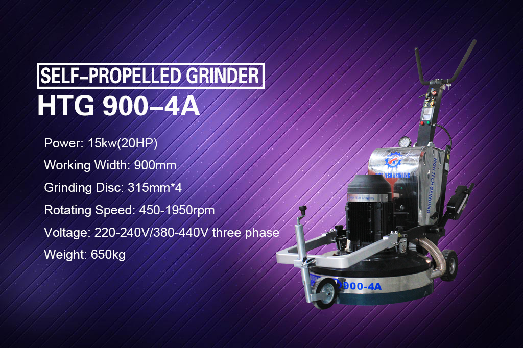 New Self-Propelled Concrete Floor Grinder HTG-900A